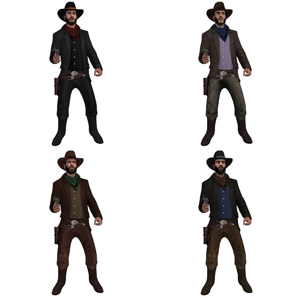 cowboy rig 3d max