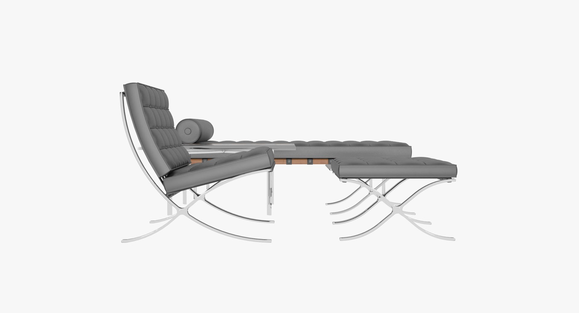 Knoll Black Leather Barcelona Complete Set 3D model https://p.turbosquid.com/ts-thumb/1G/iwSQn3/Bn/barcelonaset2105/jpg/1622952888/1920x1080/fit_q87/5b28b63fe8614410abfa3247345a45701f78cbfa/barcelonaset2105.jpg