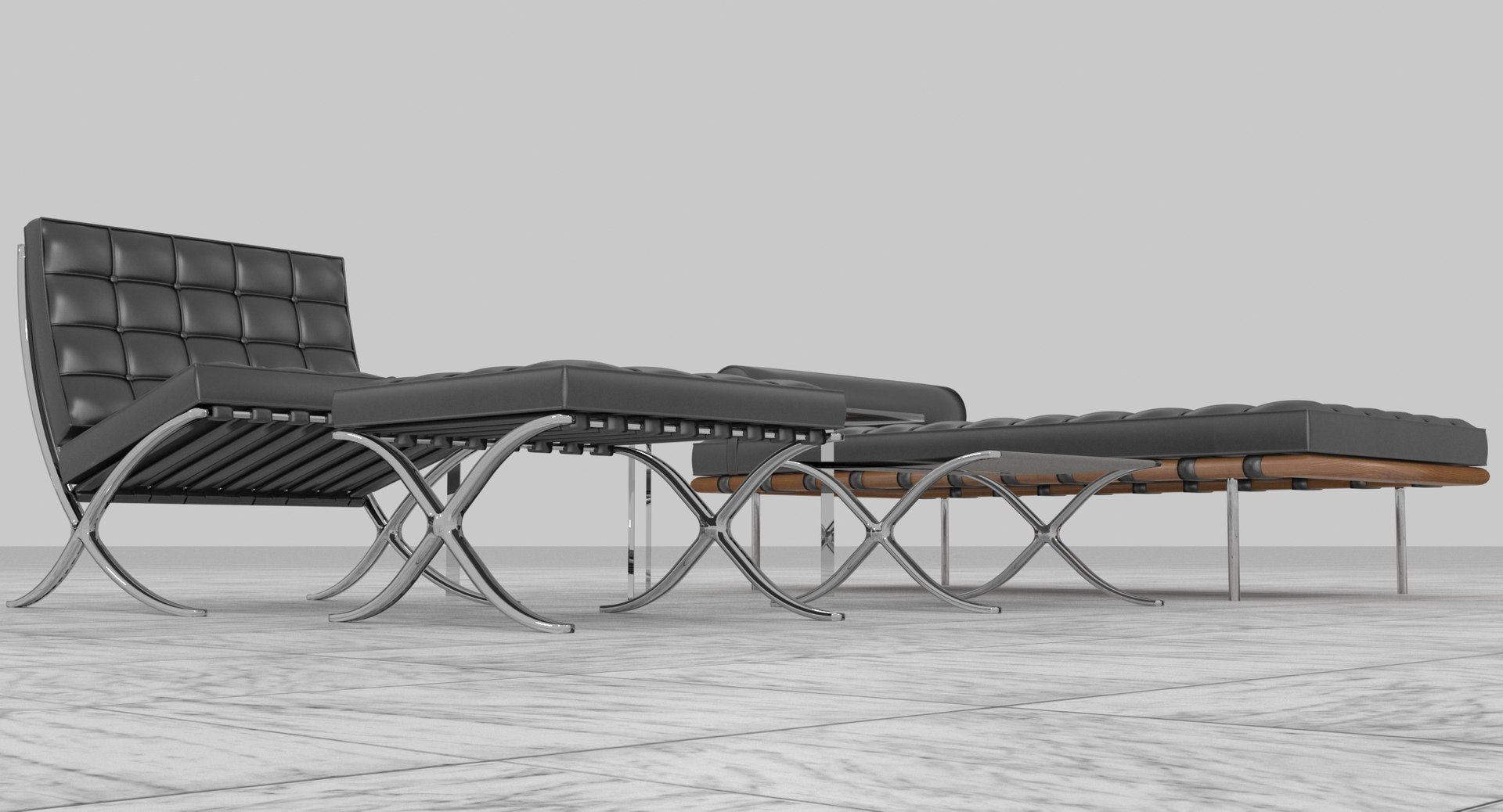 Knoll Black Leather Barcelona Complete Set 3D model https://p.turbosquid.com/ts-thumb/1G/iwSQn3/Jh/barcelonaset2112/jpg/1622952467/1920x1080/fit_q87/65960e7072c77737c4860056a7aa8e3d5282d522/barcelonaset2112.jpg