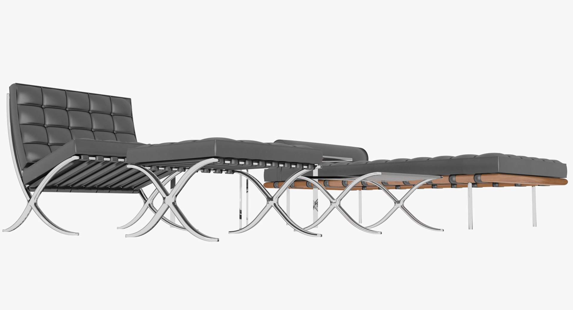 Knoll Black Leather Barcelona Complete Set 3D model https://p.turbosquid.com/ts-thumb/1G/iwSQn3/Me/barcelonaset2103/jpg/1622952888/1920x1080/fit_q87/e74770498715cbd8077d3116f6005b1ecbf5963e/barcelonaset2103.jpg