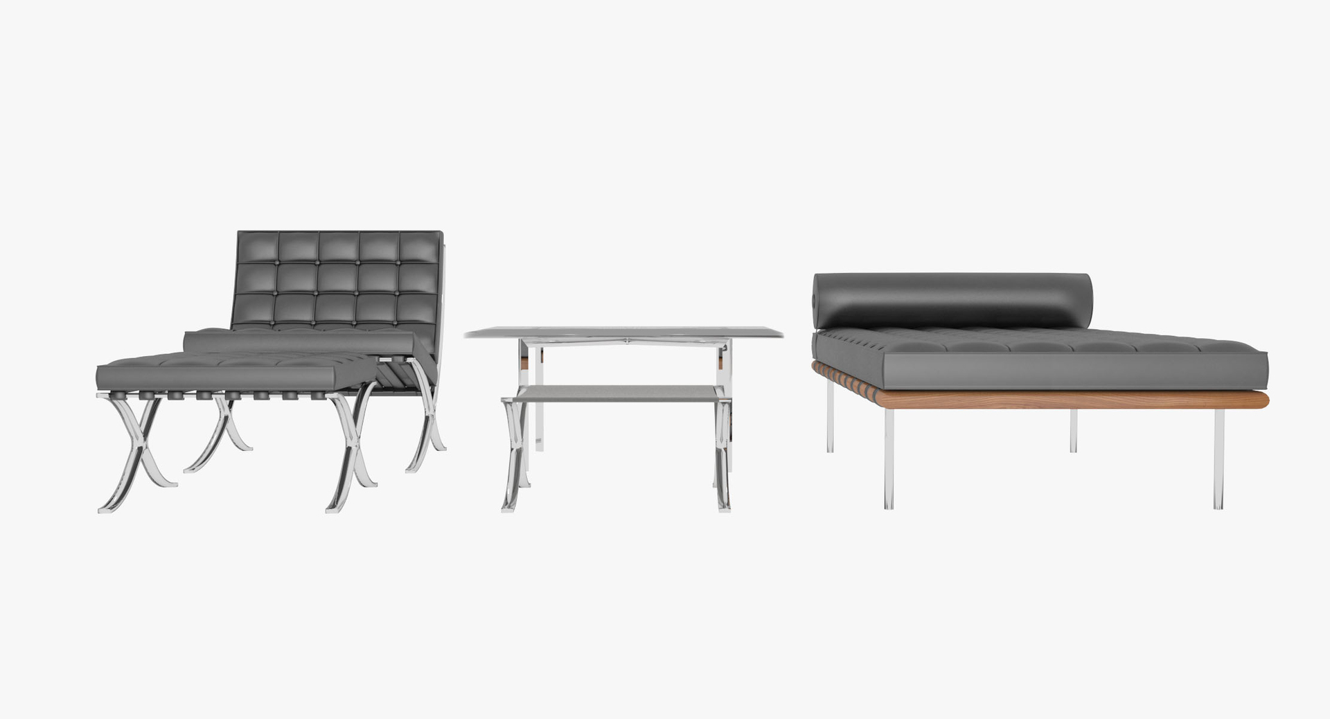 Knoll Black Leather Barcelona Complete Set 3D model https://p.turbosquid.com/ts-thumb/1G/iwSQn3/Va/barcelonaset21/jpg/1622952913/1920x1080/turn_fit_q99/b22625b2e66b6b4c44a6e6d9730472877feeb52e/barcelonaset21-1.jpg