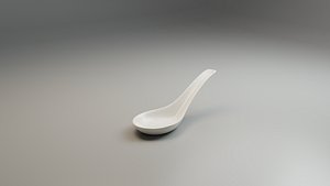 3D Chinese Spoon