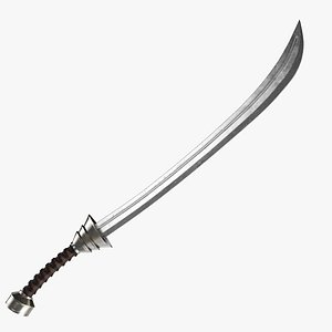 saber sabre sword 3D model