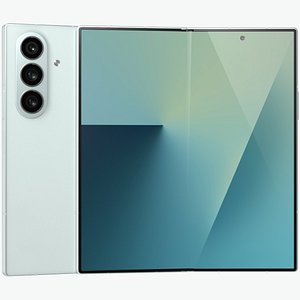 3D Samsung Galaxy Z Fold 7 Mint