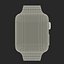Apple Watch 38mm Magnetic Closure Blue Leather Loop 2 3D Model