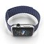 Apple Watch 38mm Magnetic Closure Blue Leather Loop 2 3D Model