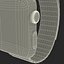 Apple Watch 38mm Magnetic Closure Blue Leather Loop 2 3D Model