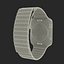 Apple Watch 38mm Magnetic Closure Blue Leather Loop 2 3D Model