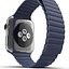 Apple Watch 38mm Magnetic Closure Blue Leather Loop 2 3D Model