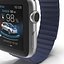 Apple Watch 38mm Magnetic Closure Blue Leather Loop 2 3D Model