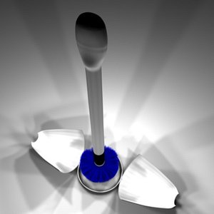 c4d toilet brush
