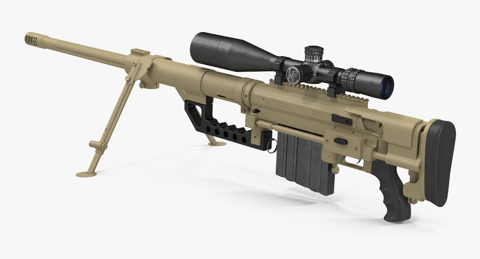 Cheytac m200 long range 3D model | 1145918 | TurboSquid