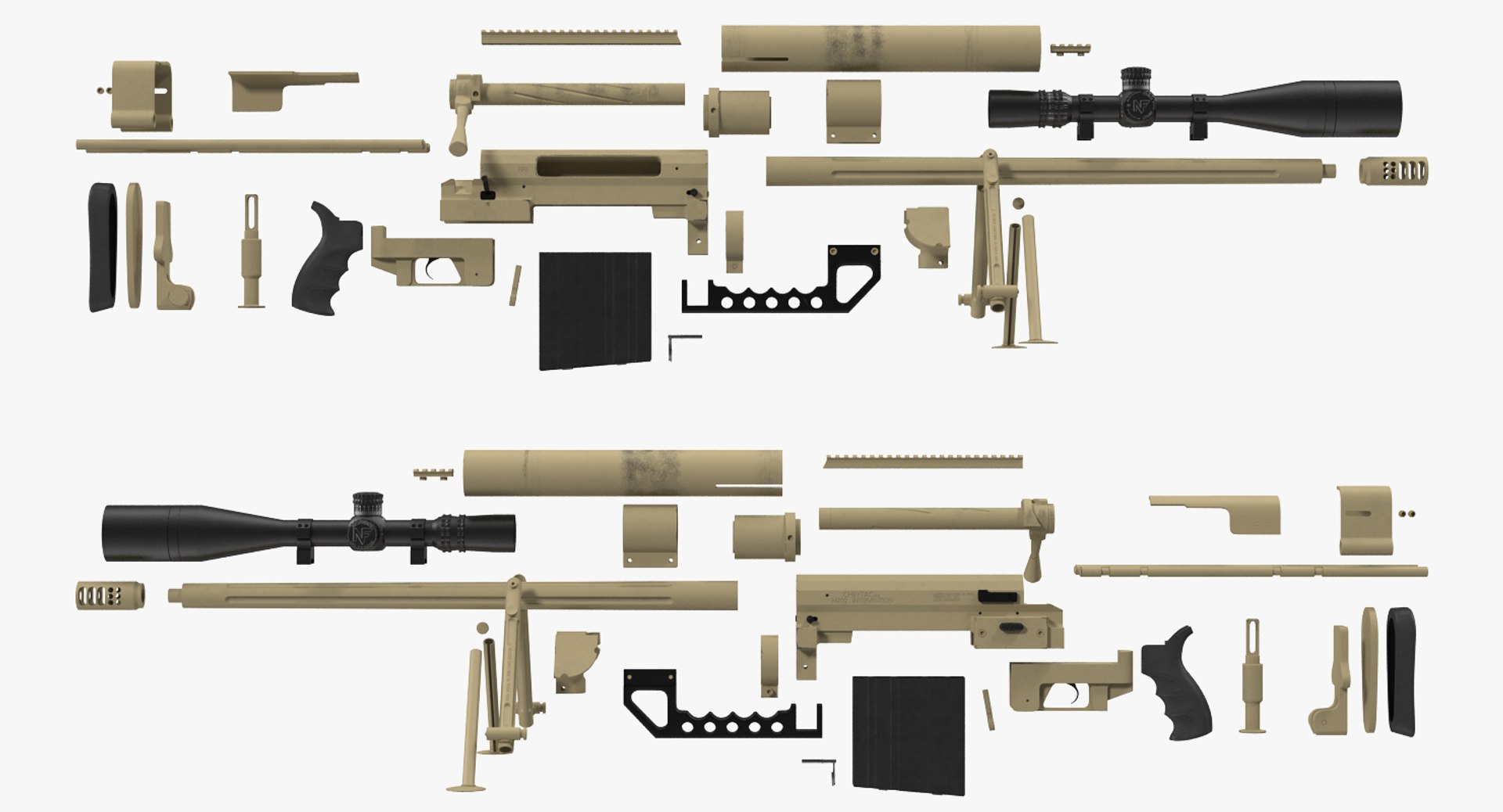 Cheytac m200 long range 3D model | 1145918 | TurboSquid
