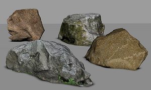 3d rocks model