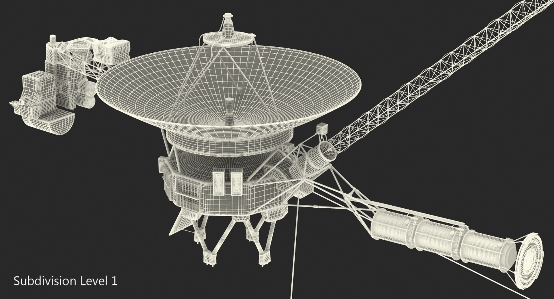 voyager spacecraft probe space 3D model https://p.turbosquid.com/ts-thumb/1H/JX9cW3/YDhB3B7y/voyagerspacecraftprobe3dmodel015/jpg/1546950997/1920x1080/fit_q87/189dd30b44b1677517100c59b4b36e9f77bc0a52/voyagerspacecraftprobe3dmodel015.jpg