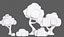 Trees Cartoon V15 model