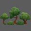 Trees Cartoon V15 model