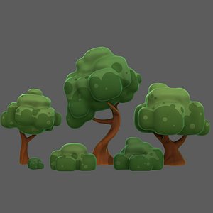 Trees Cartoon V15