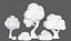 Trees Cartoon V15 model