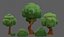 Trees Cartoon V15 model