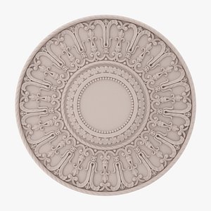 Classic Ceiling Medallion 31 3D model