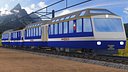 mob - montreux-berner oberland bahn - bde 4-4 panorama passenger train