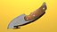 Gut Knife Low Poly