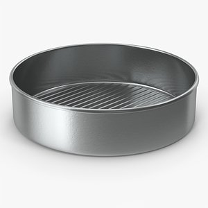 3D model Small Oval Aluminum Baking Pans VR / AR / low-poly