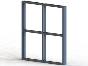 ALUMINIUM CURTAIN WALL 3D model