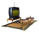 living room entertainment 3d model