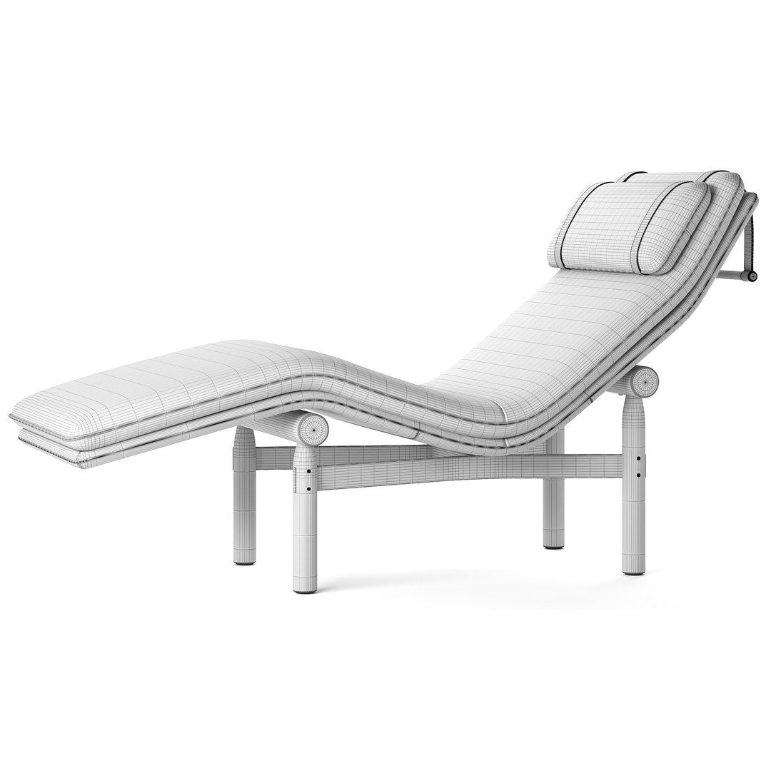 3D District Eight Stilt Chaise Lounge Model - TurboSquid 1970474