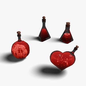 3D model Potions  FX Pack