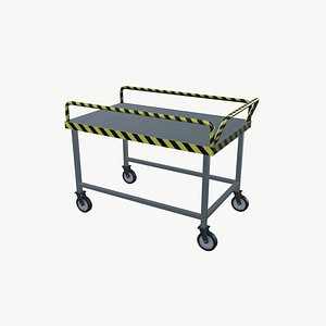 Goods Movable Bench 3D model