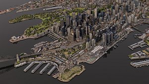 3D SydneyCity Skyline