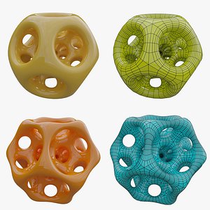 Hyper Loop Skeletal Balls Set model