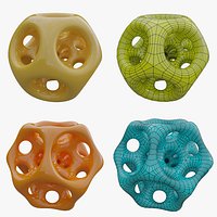 Parametric Polyhedral Hyper Loop Sculptures