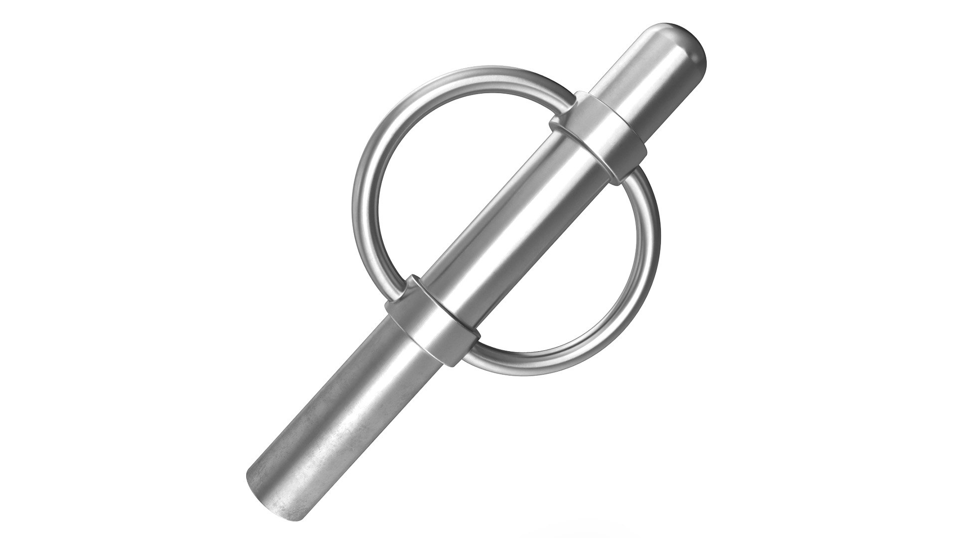 Bicycle Parking Rack Chrome 3D model preview