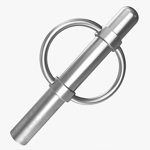 3D Bicycle Parking Rack Chrome model