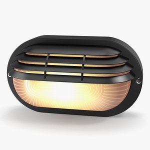 Bulkhead Wall Light Switched on