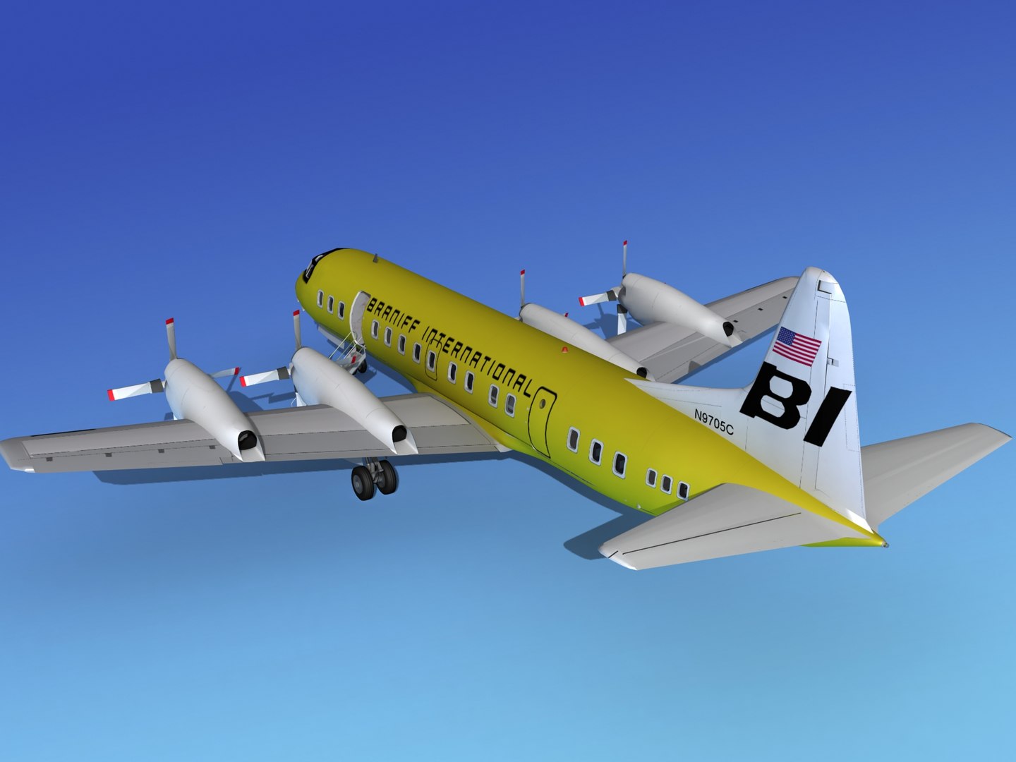 Propellers Electra Lockheed 3ds