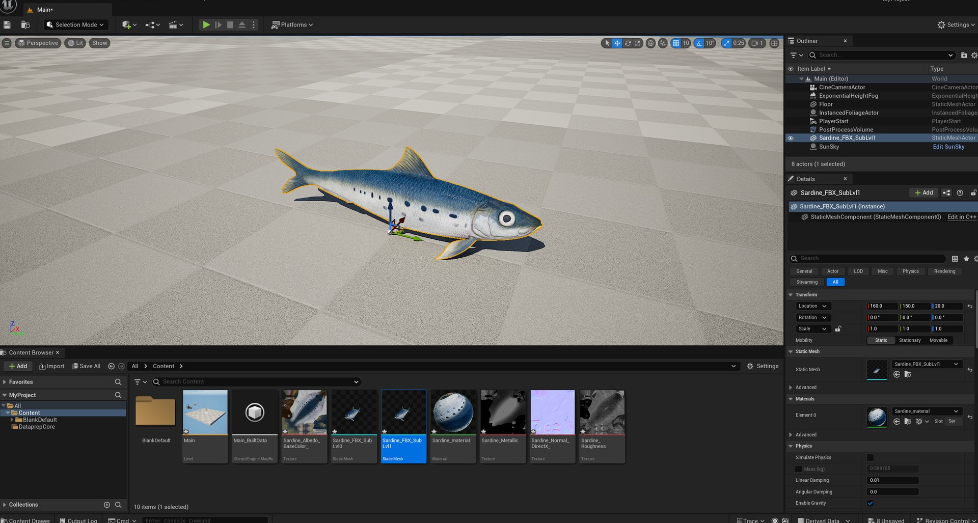 Sardine Fish 3D model https://p.turbosquid.com/ts-thumb/1I/CK6AEg/Ny/sardine_unreal/jpg/1718046778/1920x1080/fit_q87/7acee52055a233eeacc13a0ffc572f2b658f0097/sardine_unreal.jpg