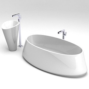 Toscoquattro Freestanding Bathtub and Sink