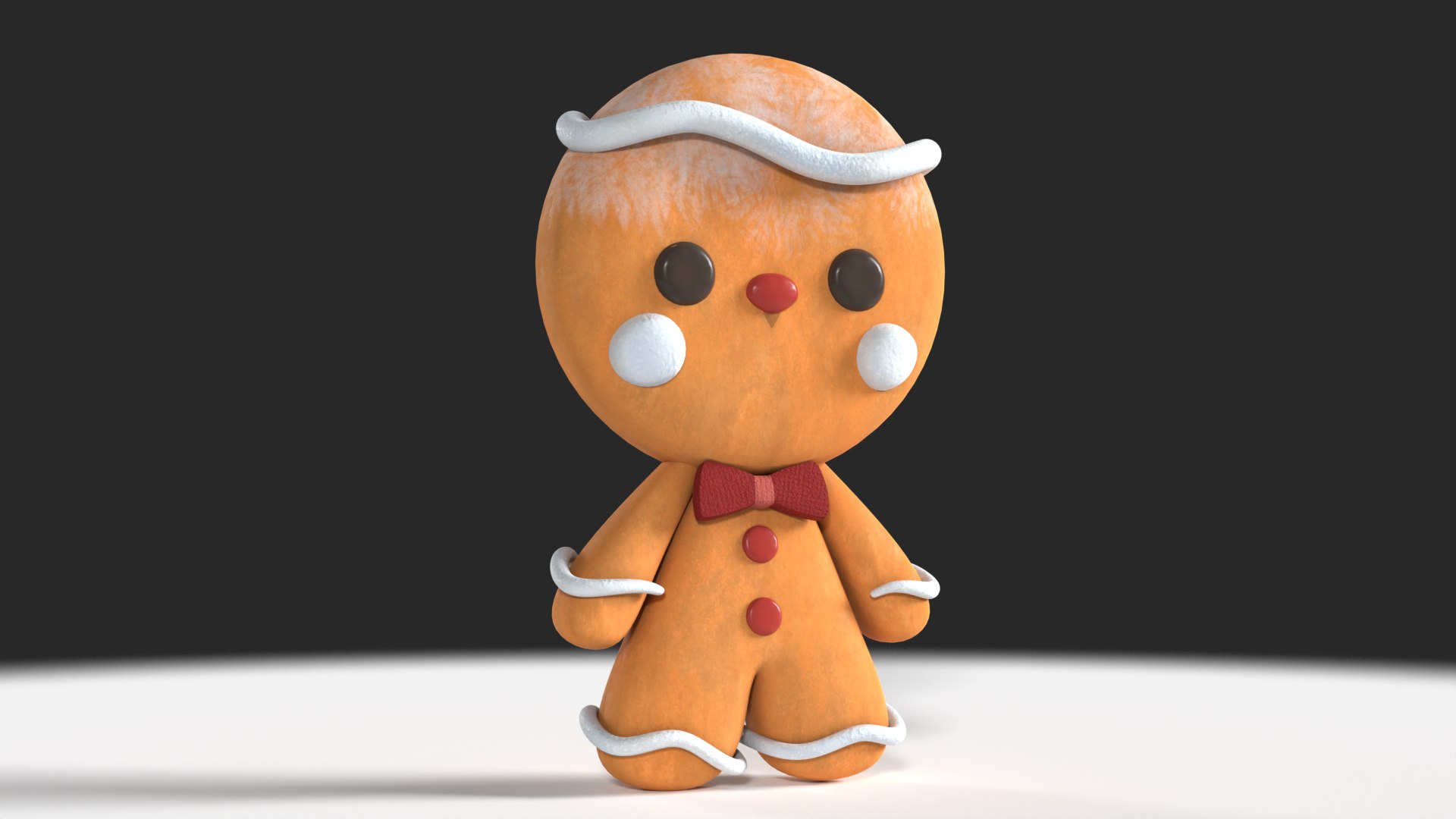 Ginger Bread Cookie 3D Model - TurboSquid 1996818