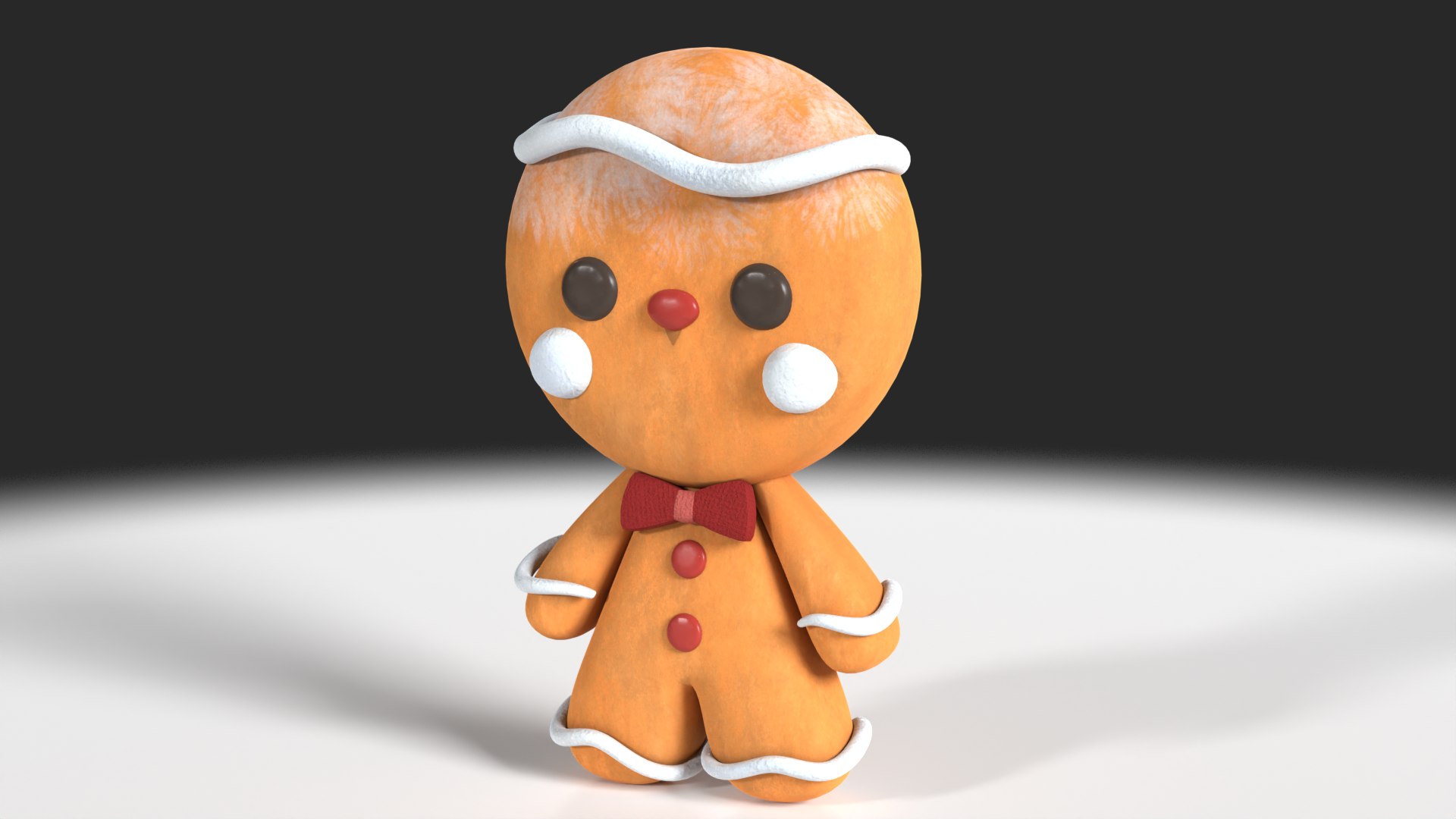 Ginger Bread Cookie 3D Model - TurboSquid 1996818