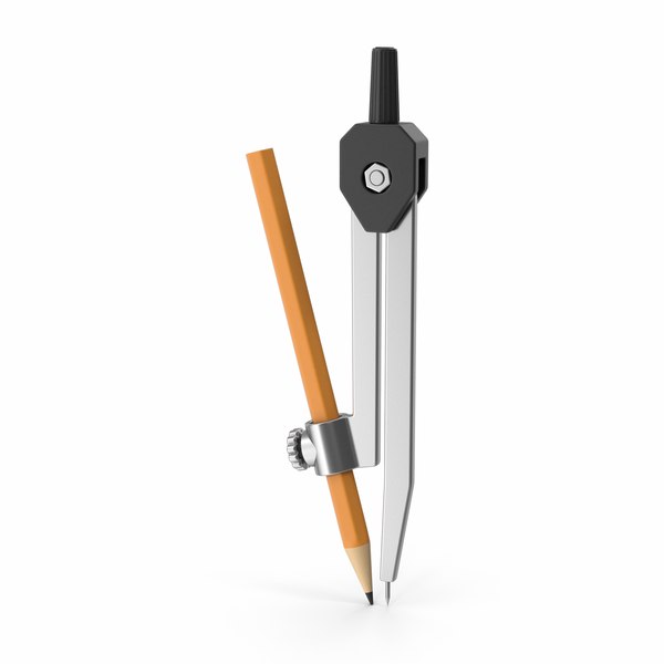 Drawing Compass With Pencil 3D TurboSquid 1953348