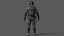 Soldato militare 02 - Personaggio tattico pronto per il gioco, modello 3D low-poly