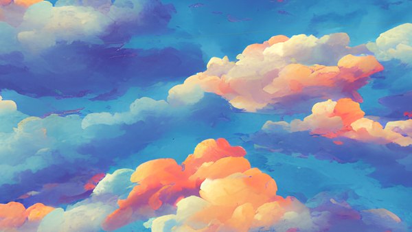 3D Fantasy Painted Clouds Skybox model - TurboSquid 1992658