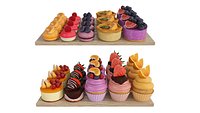 Fruit berry mini desserts