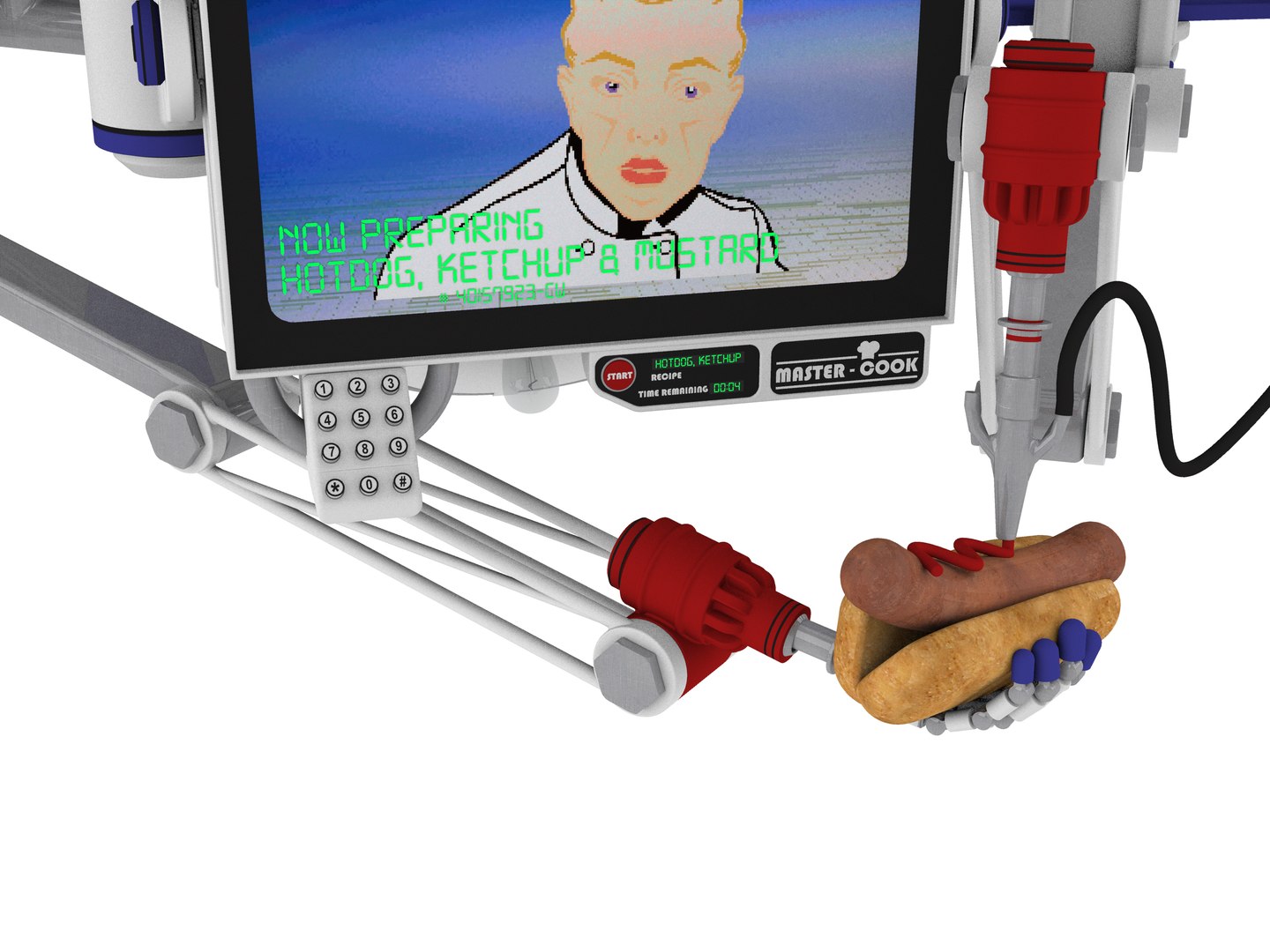 Master-cook Automated Chef 3D Model - TurboSquid 1744583