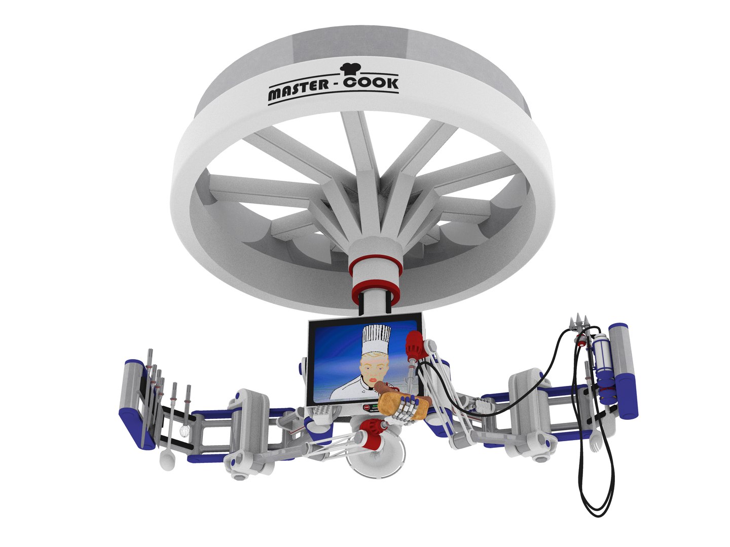 Master-cook Automated Chef 3D Model - TurboSquid 1744583